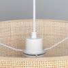 Lampa Wisząca z Rattanu Boho Abruzzo Ludovica 40cm E27