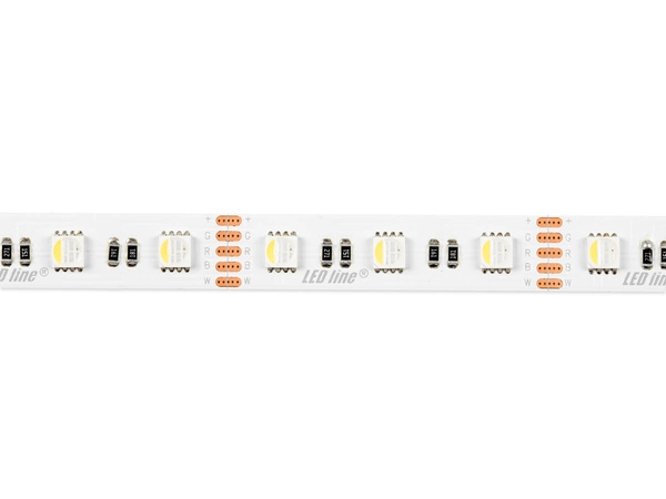 Profesjonalna Taśma LED 300 SMD5060 12V 19,2W/m 6500K 5m | RGBW zimna
