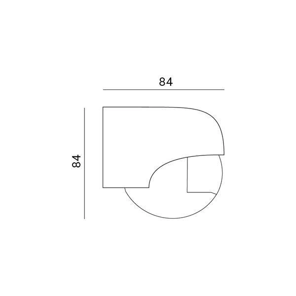 Czujnik ruchu biały