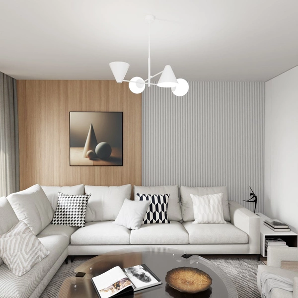 Lampa sufitowa Emibig HERMES 4 Biały 1348/4