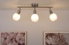 Lampa Sufitowa Sara 3xE14 Max.40W Metal Satin/Białe Szkło 2841032