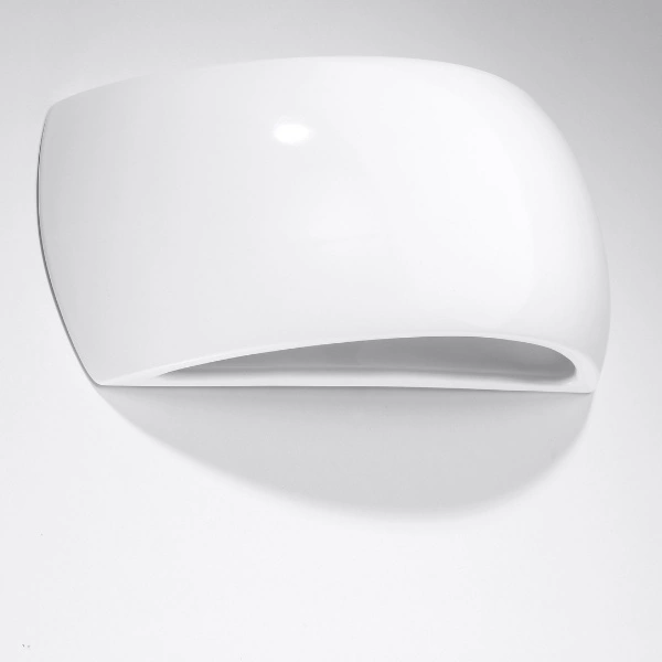 Nowoczesny Kinkiet lakierowany PONTIUS biały połysk SL.1025