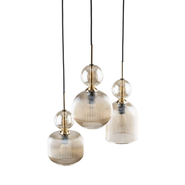 SOPHIA COGNAC LAMPA WISZACA 3XE14