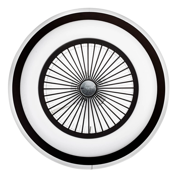 plafon lampa sufitowa LED ZONDA BLACK 48W z wentylatorem oraz funkcją ściemniania