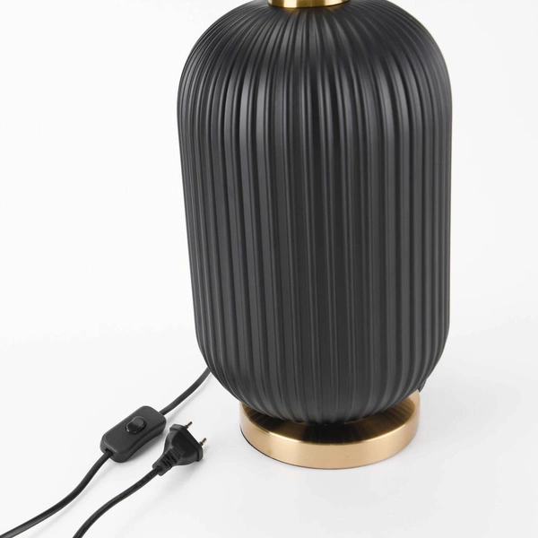Lampa stołowa/biurkowa Tamiza, duża, czarny/złoty, 1x40W E27