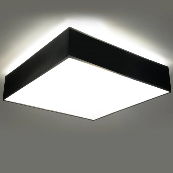Plafon Sollux HORUS 45 Lampa sufitowa PVC, Stal, czarny 3 x15W LED, SL.0139