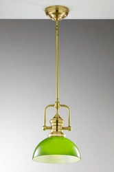 Klasyczna Lampa wisząca PLATINO wys. 166cm 1xE27 15W IP20 | mosiądz szczotkowany