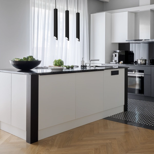 Lampa wisząca CORTE, MLP8829, czarna, 3x8W GU10