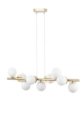 Lampa Sigma AVOLA zwis 9 złoty/biały 40797