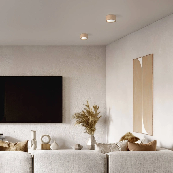 Spot sufitowy drewniany GX53 EVE WOOD BUK 10123