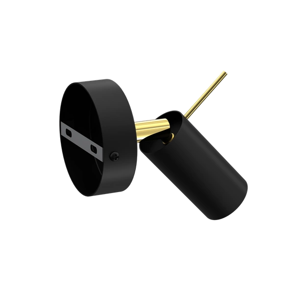 Kinkiet PRESTON GOLD/BLACK 1x mini GU10