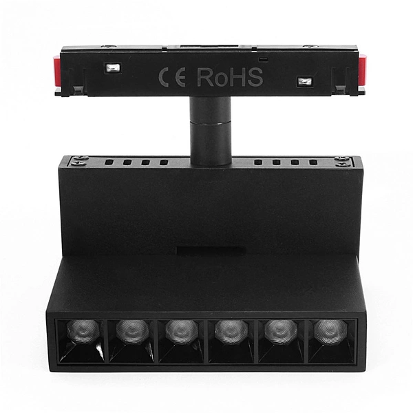 Reflektor łamany szyny magnetycznej LED 6W 3000K ciepła | czarny