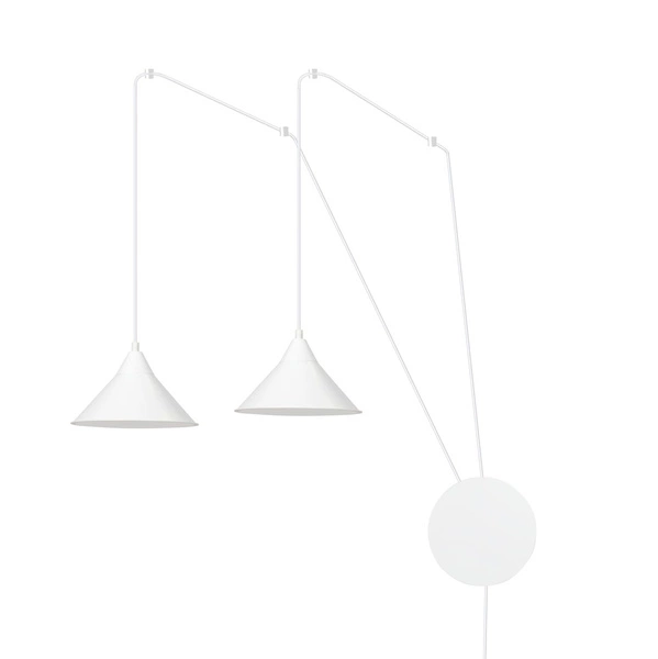 Lampa wisząca Emibig ABRAMO 2 Biały 159/2