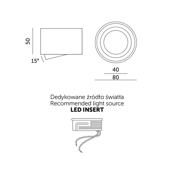 Natynkowa tuba regulowana spot OH36S BIAŁA