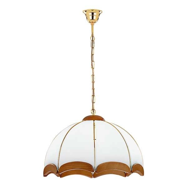 Lampa wisząca ALFA SIKORKA DREWNIANA 3xE27 46cm | 767