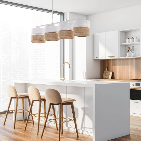 LINOBIANCO LAMPA WISZĄCA 4 PŁ 6576