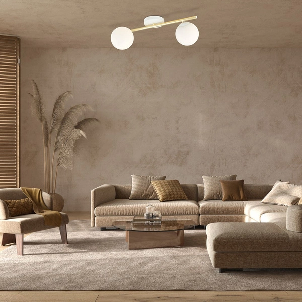 Lampa sufitowa Emibig SPLENDI 2 WH OPAL 1249/2