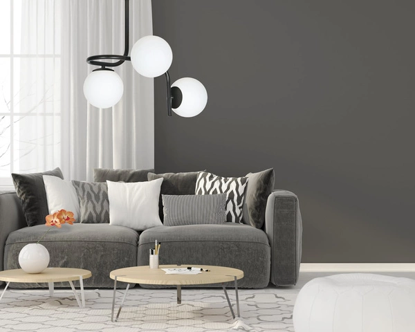 Lampa sufitowa Emibig KALF 3 Czarny 1030/3