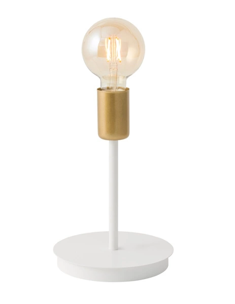 Lampa Sigma GINO lampka biurkowa biały złoty 50317