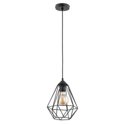 Lampa wisząca ALFA KOSMOS CZARNA 1xE27 20cm | 60972