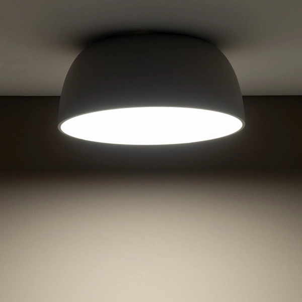 Plafon sufitowy SATELLITE S 8014 E27 | szary 8014