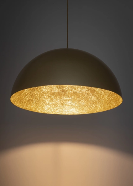 Lampa wisząca do salonu SFERA śr. 50cm E27 60W | złota