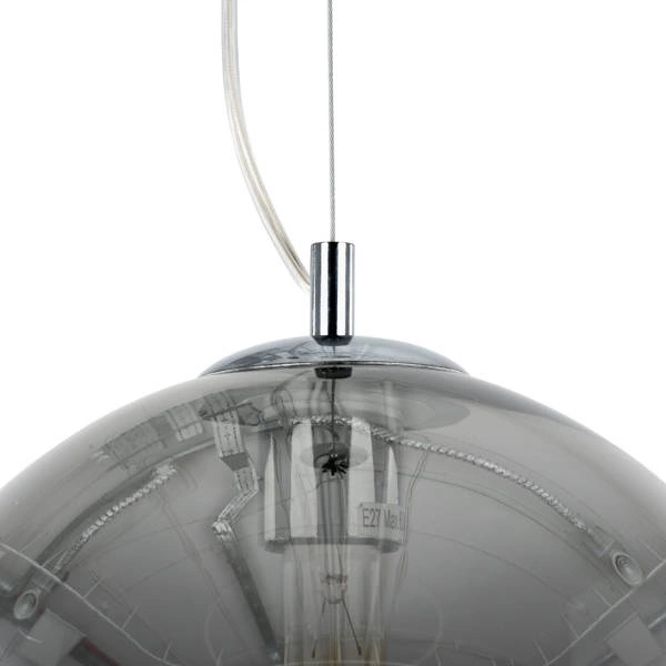 Lampa wisząca SPECTRE śr. 28cm E27 | dymiony