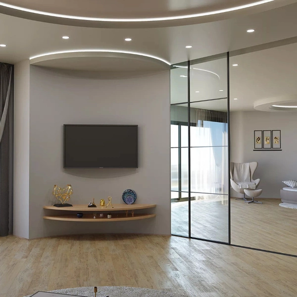 Profil LED P4-3 100cm szer. 13mm | do osłonek C1/C11 | srebrny