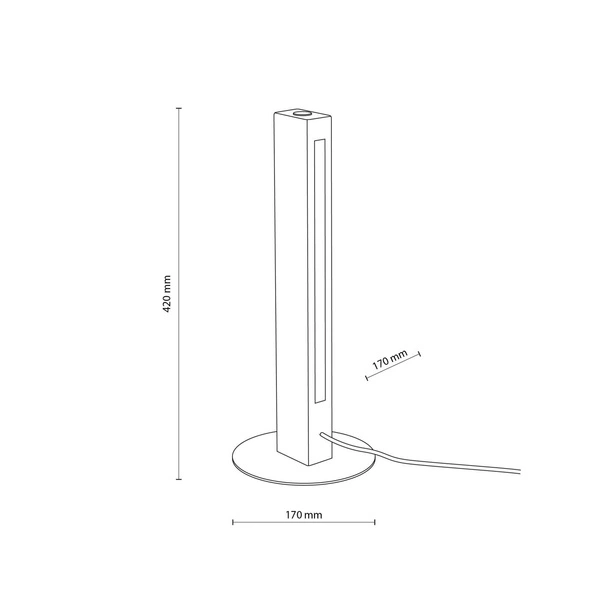TEO ORZECH LAMPKA NOCNA LED 1411