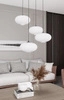 Lampa wisząca Emibig COCO 4 BL PREM OPAL 1376/4PREM