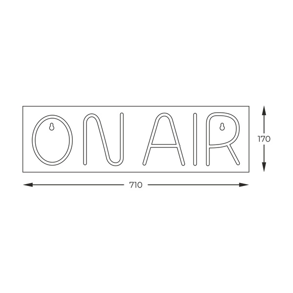 FM-WN46 NEON ON AIR LED