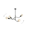 Lampa sufitowa Emibig FRIX 4 Czarny 1126/4