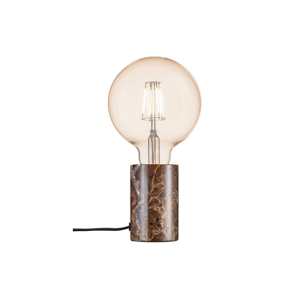 Lampa stołowa SIV E27 60W Marmur | Brązowy