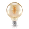 Żarówka filament spiral LED G95 4W E27 barwa ciepła 2700K