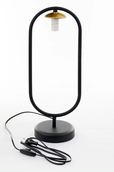 Nowoczesna Lampka biurkowa IGON wys. 49cm 1xE14 11W IP20 | Złoty