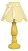 Lampka stołowa/nocna LOLA 41-04680 żółta 1x40W E14