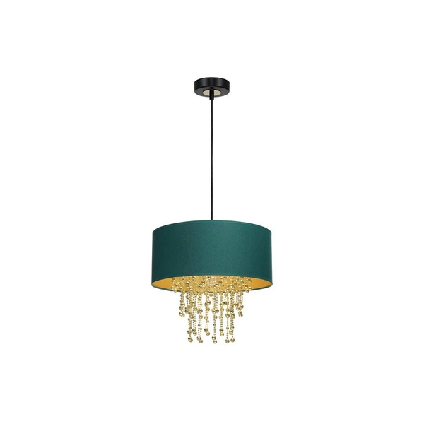 Nowoczesna lampa wisząca ALMERIA GREEN/GOLD 1xE27 MLP6451