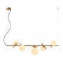 Lampa wisząca Reverso dł. 102cm 5xG9 | mosiężny