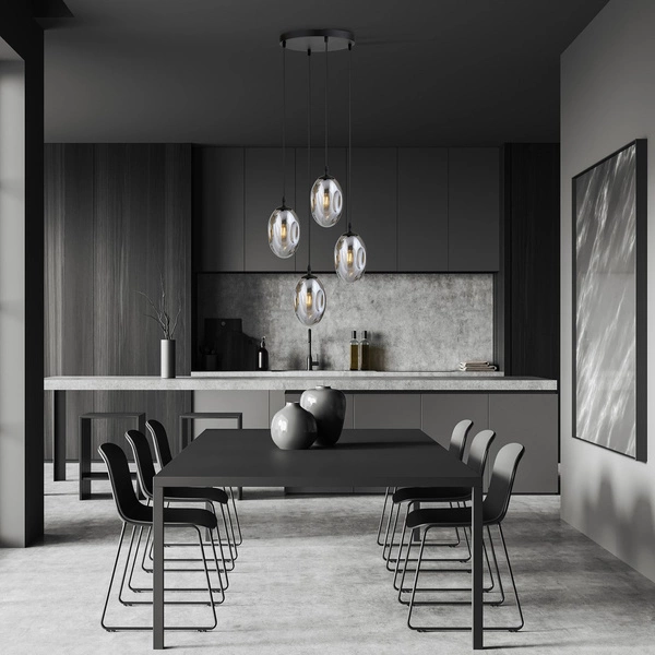 Lampa sufitowa Emibig ASTRAL 4 BL PREMIUM GRAFIT 1266/4PREM