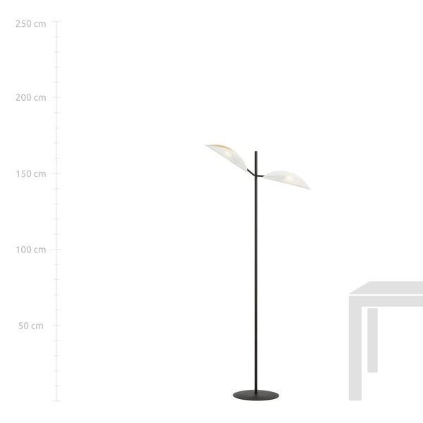 Lampa podłogowa Emibig VENE LP2 Biały/GOLD 1159/LP2