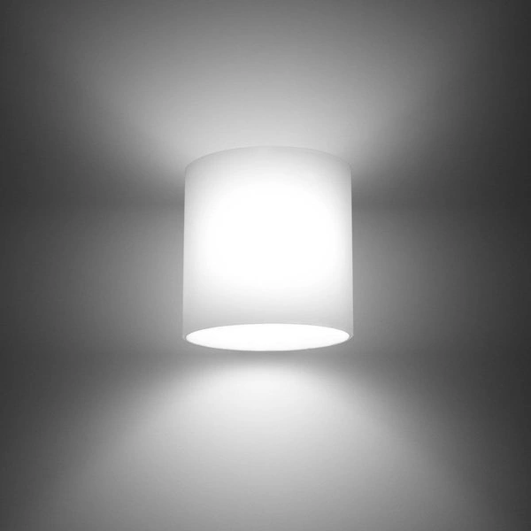 Kinkiet Sollux VICI, Szkło, Białe, G9 12W LED, SL.0211