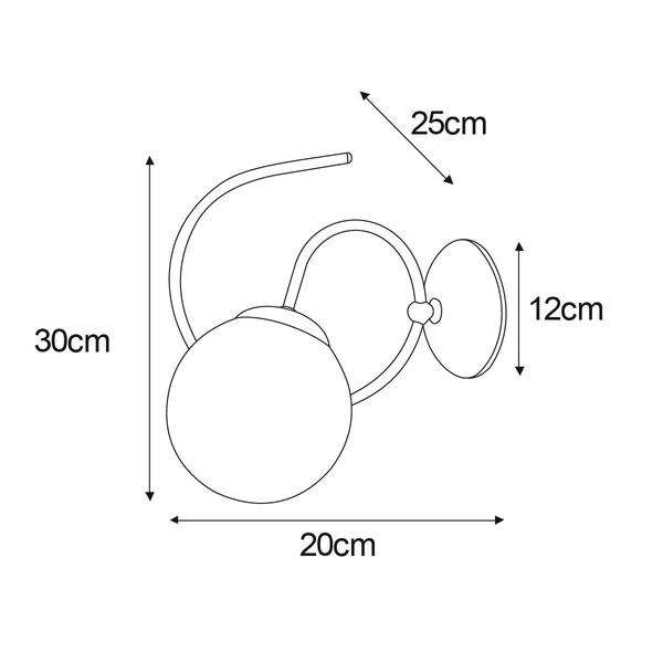Kinkiet K-5128 z serii FLORO