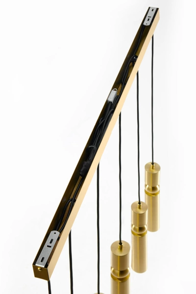 Nowoczesna Lampa wisząca ALAS wys. 120cm 6xG10 14W IP20 | Złoty