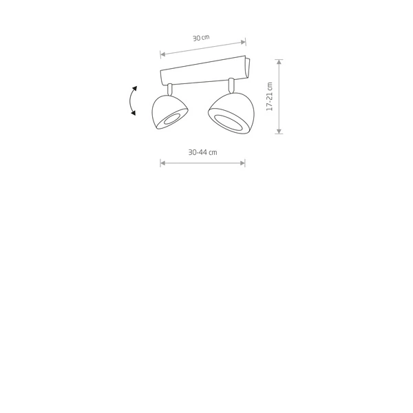 Listwa VESPA white II 30cm 9593 9593