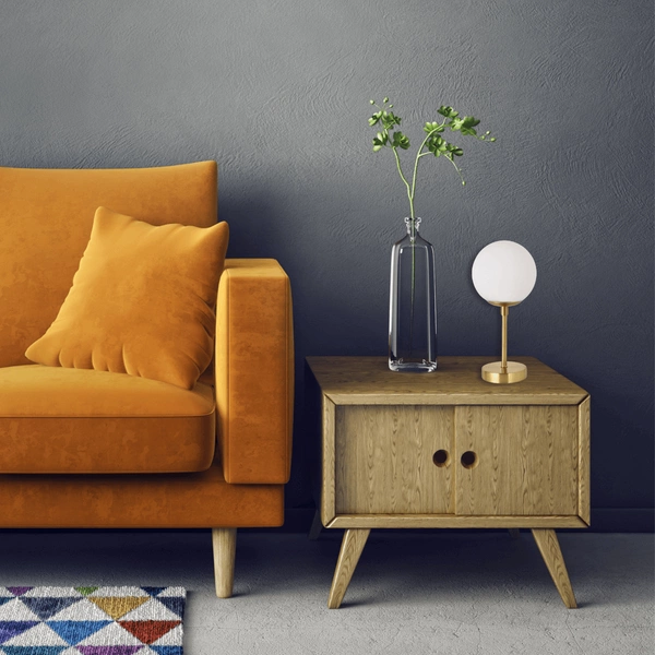 Lampa biurkowa DORADO, mała, złota z białym kloszem, 1x40W E14