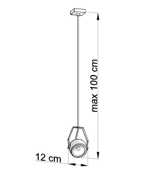 Lampa Wisząca UDITO Biała