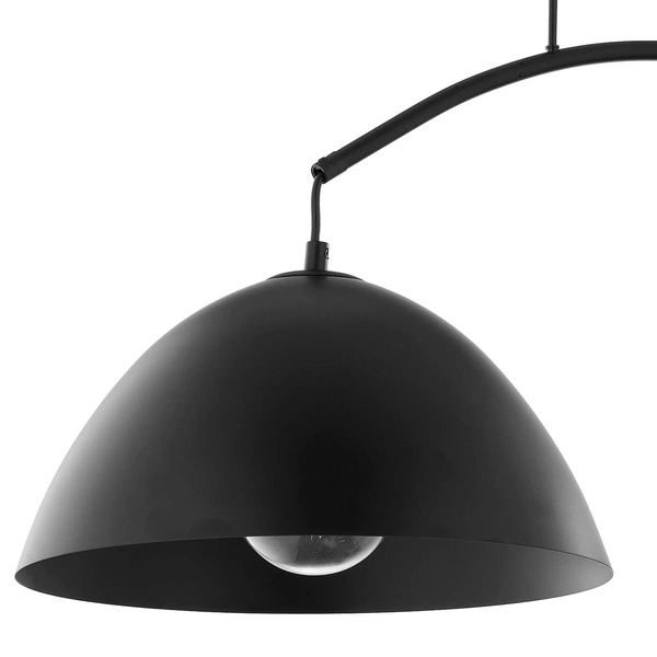 Lampa wisząca podwójna do jadalni FARO NEW 6007 2xE27 25W | czarny 6008
