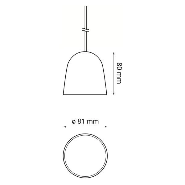 Lampa wisząca nowoczesna TOCCA 30W ciepła 3000K czarny/złoty