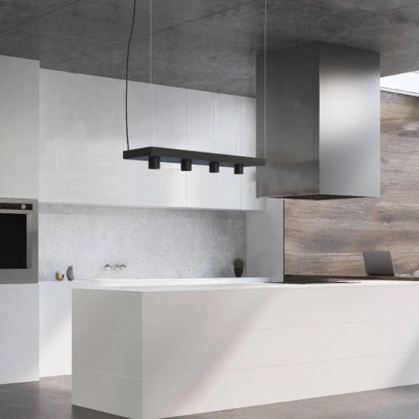 Lampa wisząca z półką na doniczki PLANT BLACK do 7kg | czarny 9381