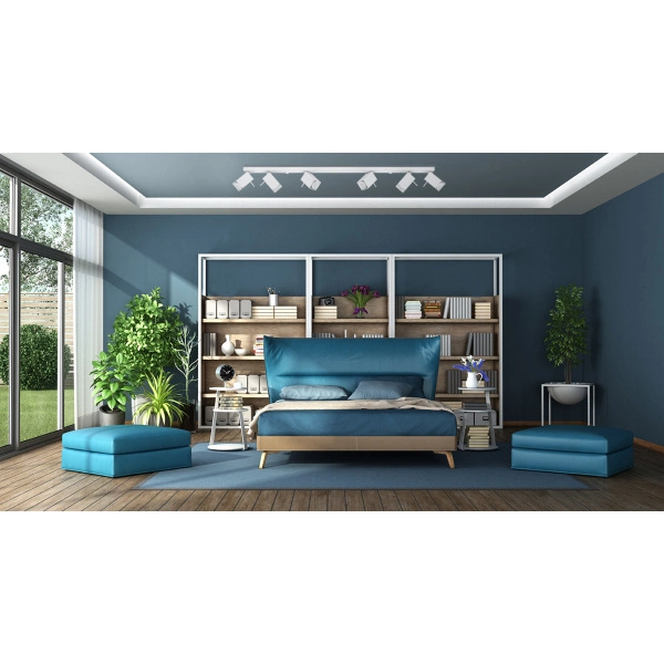 Designerska lampa sufitowa MERIDA 4L SL.0461 Szara 4xGU10